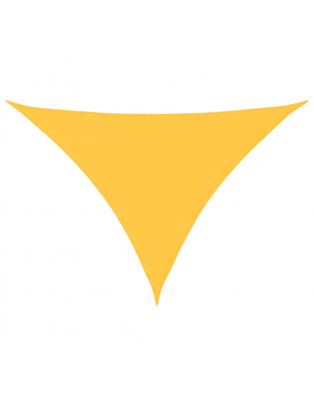 Parasole a Vela Oxford Triangolare 3x3x4,24 m Giallo