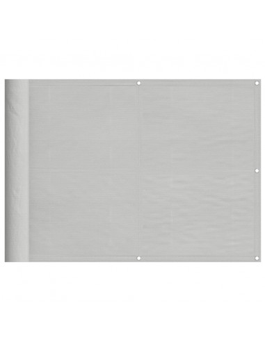 Paravento Balcone Grigio chiaro 75x700cm 100% Poliestere Oxford