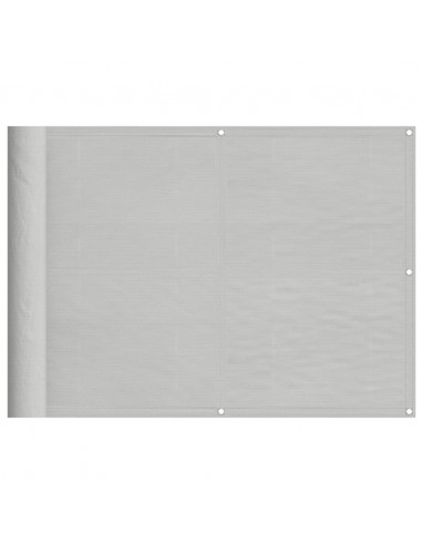 Paravento Balcone Grigio chiaro 75x800cm 100% Poliestere Oxford