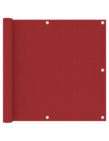 Paravento Balcone Rosso 90x400 cm in Tessuto Oxford