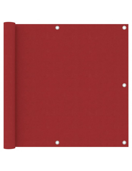 Paravento Balcone Rosso 90x400 cm in Tessuto Oxford
