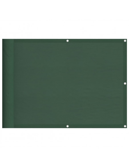 Paravento Balcone Verde Scuro 75x1000 cm 100% Poliestere Oxford