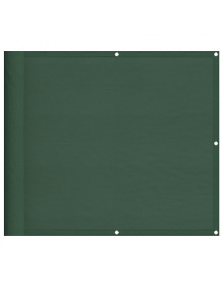 Paravento Balcone Verde Scuro 90x800 cm 100% Poliestere Oxford
