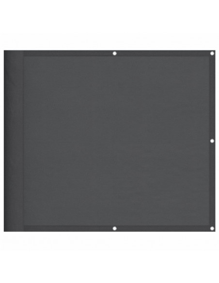 Paravento da Balcone Antracite 90x1000cm 100% Poliestere Oxford
