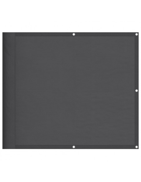Paravento da Balcone Antracite 90x700 cm 100% Poliestere Oxford