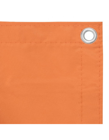 Paravento da Balcone Arancione 75x400 cm Tessuto Oxford