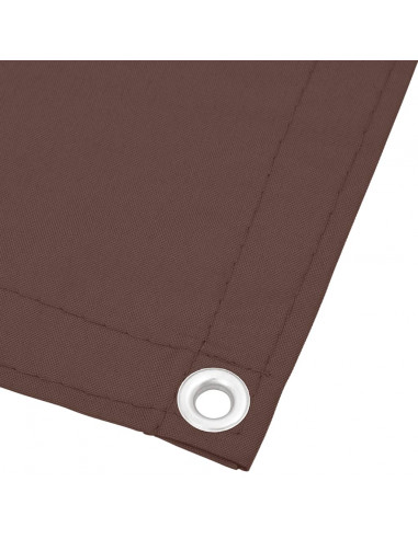 Paravento da Balcone Marrone 75x1000 cm 100% Poliestere Oxford