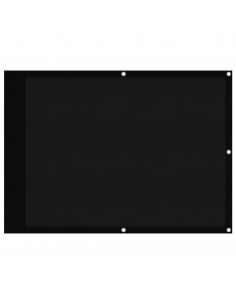 Paravento da Balcone Nero 75x800 cm 100% Poliestere Oxford 2