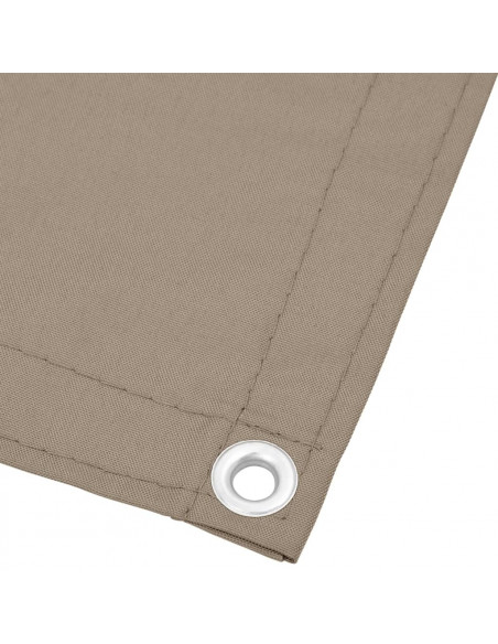 Paravento da Balcone Tortora 75x700 cm 100% Poliestere Oxford