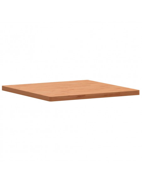 Piano per Tavolo 90x90x4 cm Quadrato Legno Massello di Faggio