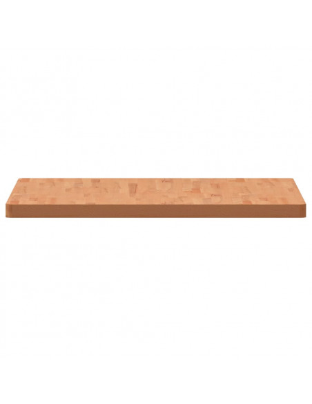 Piano per Tavolo 90x90x4 cm Quadrato Legno Massello di Faggio