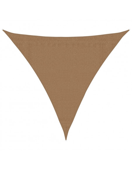 Vela Parasole 160 g/m² Grigio Talpa 3,6x3,6x3,6 m in HDPE