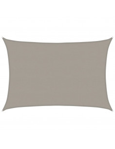 Vela Parasole 160 g/m² Rettangolare Grigio Chiaro 5x6 m in HDPE 2
