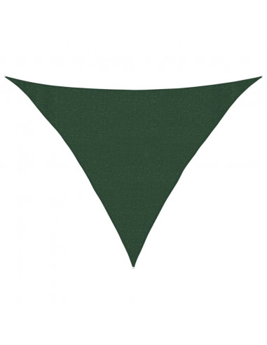 Vela Parasole 160 g/m² Verde Scuro 3x3x4,2 m in HDPE
