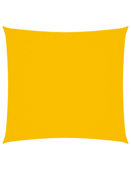 Vela Parasole in Tessuto Oxford Quadrata 3,6x3,6 m Gialla