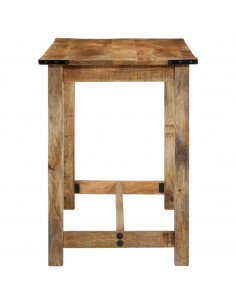 Tavolo da Pranzo 110x55x75 cm in Legno Massello di Mango 2