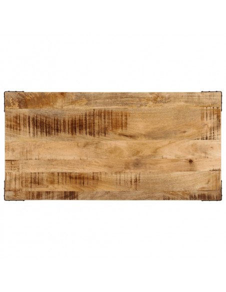 Tavolo da Pranzo 110x55x75 cm in Legno Massello di Mango