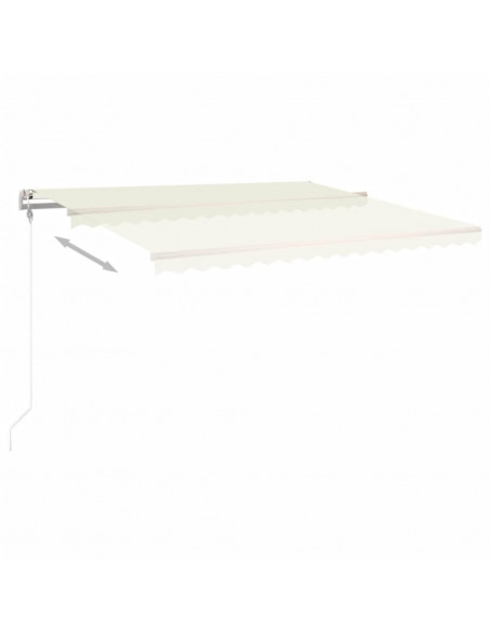 Tenda da Sole Retrattile Automatica 400x350 cm Crema