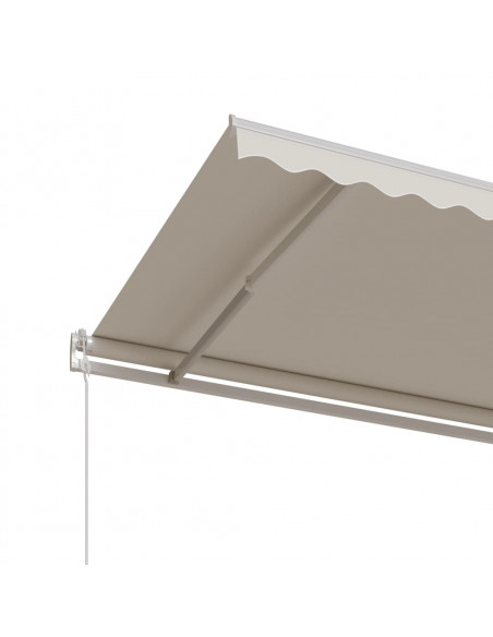 Tenda da Sole Retrattile Automatica 400x350 cm Crema