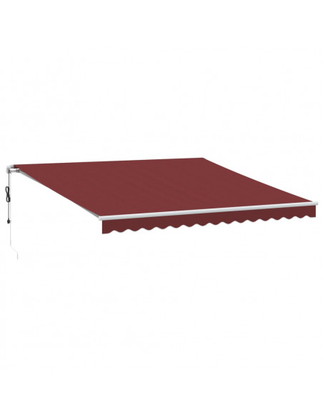 Tenda da Sole Retrattile Automatica Bordò 400x350 cm