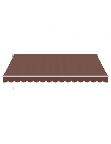 Tenda da Sole Retrattile Automatica Marrone 400x350 cm