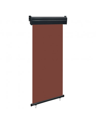 Tendalino Laterale per Balcone 85x250 cm Marrone