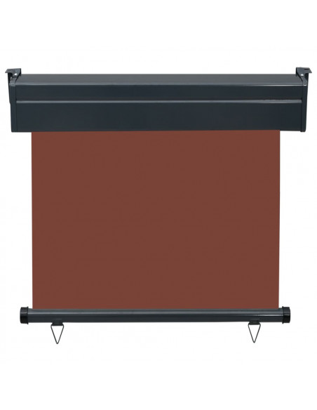 Tendalino Laterale per Balcone 85x250 cm Marrone