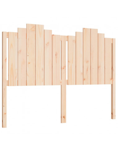 Testiera per Letto 141x4x110 cm in Legno Massello di Pino