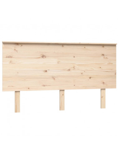 Testiera per Letto 144x6x82,5cm Legno Massello di Pino