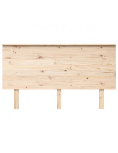Testiera per Letto 144x6x82,5cm Legno Massello di Pino