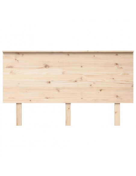 Testiera per Letto 144x6x82,5cm Legno Massello di Pino