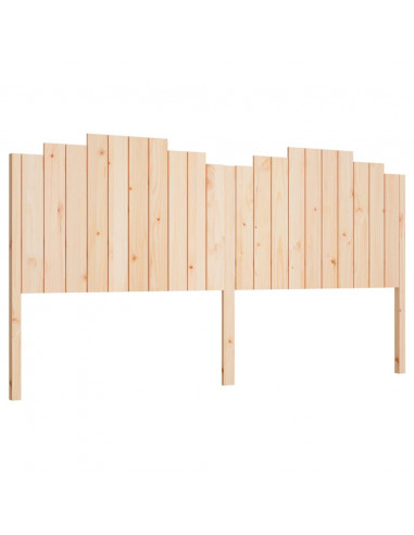 Testiera per Letto 206x4x100 cm in Legno Massello di Pino