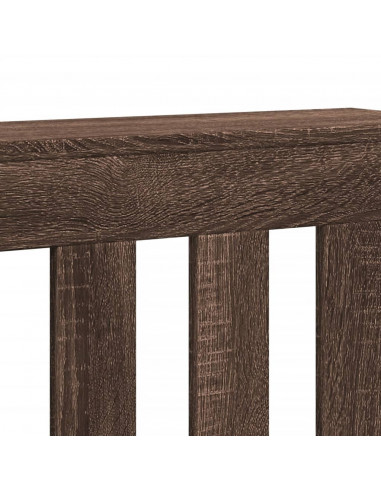 Copertura Termosifone Rovere Marrone 149x20x82cm in Multistrato