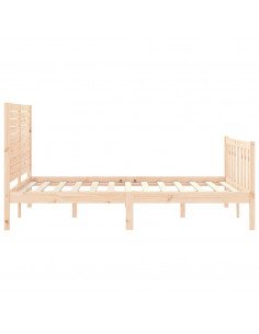 Giroletto con Testiera 140x190 cm in Legno Massello