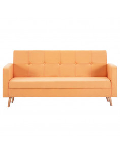 Divano in Tessuto Arancione 2