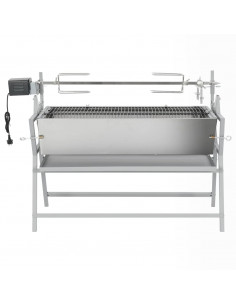 Barbecue Girarrosto in Ferro ed Acciaio Inossidabile 2