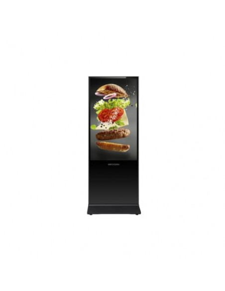 HIKVISION DIGITAL SIGNAGE 4K 55" TOTEM Cortex-A17, 4-core, 2GB memory,  16GB build-in storage,  Andriod8.1, 4K - DS-D6055UL-B/S