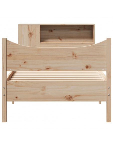 Letto senza Materasso 90x190 cm in Legno Massello di Pino