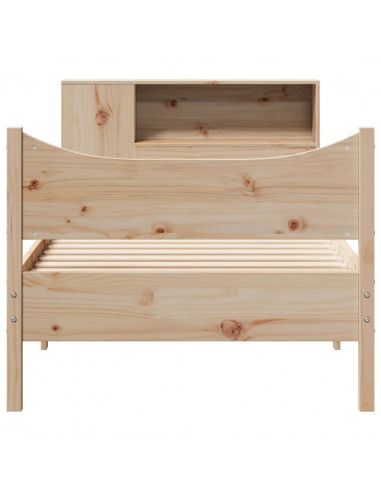 Giroletto senza Materasso 90x200 cm in Legno Massello di Pino