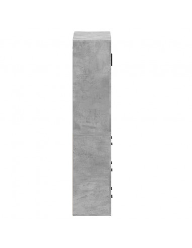 Credenza Grigio Cemento in Legno Multistrato