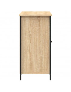 Credenza Rovere Sonoma 100x35x70 cm in Legno Multistrato