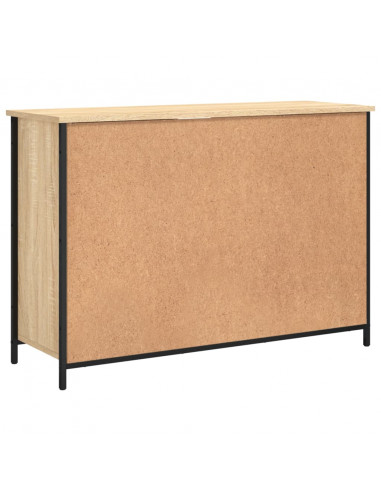 Credenza Rovere Sonoma 100x35x70 cm in Legno Multistrato