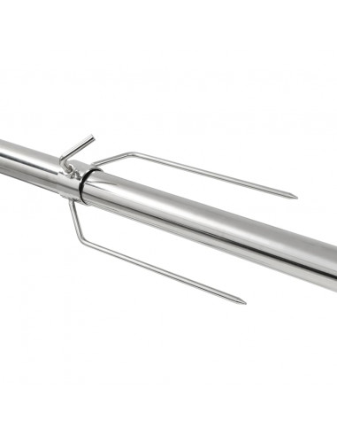 Griglia Barbecue Automatica con Motore in Acciaio 207x45x81cm