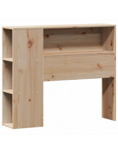 Letto Libreria senza Materasso 90x190 cm Legno Massello Pino