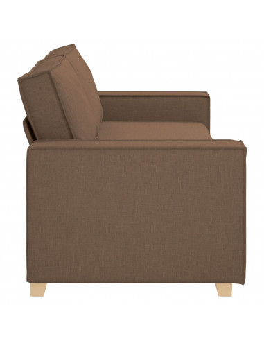 Divano  Grigio Chiaro 59 cm in tessuto Marrone Tessuto e legno Medio