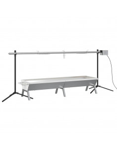 Set Griglia e Vassoio Barbecue Automatico in Acciaio Inox 2