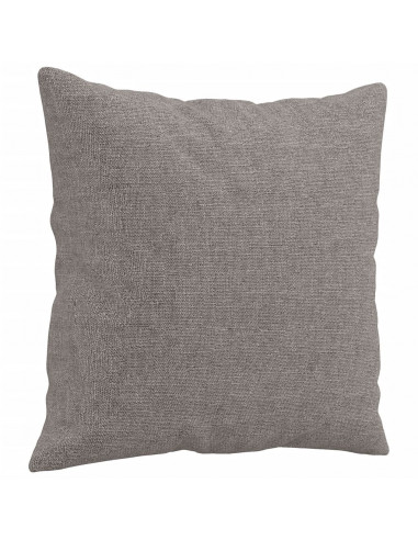 Set Divani 4 pz con Cuscini Tortora in Tessuto