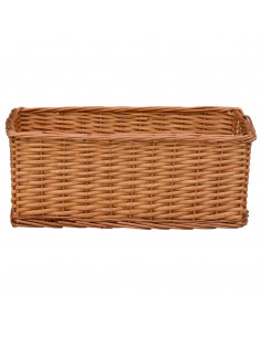 Set Cestini Impilabili 4 pz Marroni in Salice 2