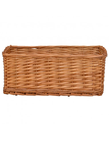 Set Cestini Impilabili 4 pz Marroni in Salice