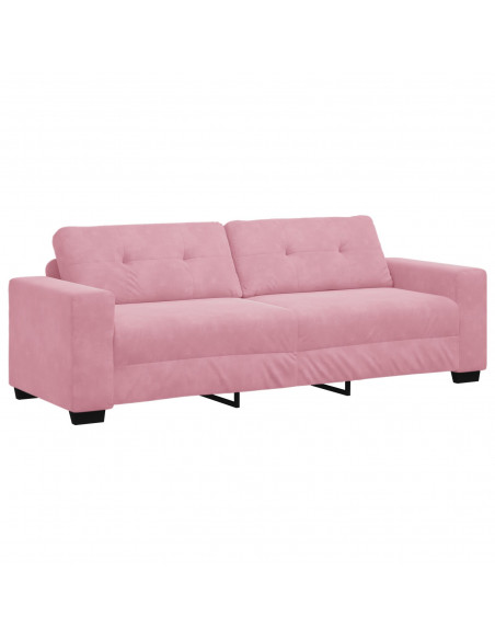 Velluto Rosa Riempimento Comodo in Schiuma Standard